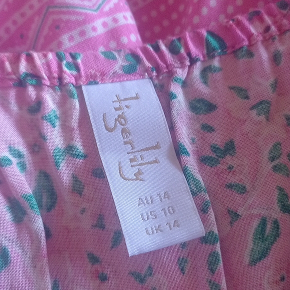 TIGERLILY Malia Pink Floral Maxi Dress RRP$249 - Picture 14 of 16